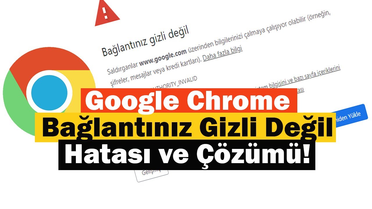 chrome baglanti guvenli degil Google Chrome’da "Bağlantınız Güvenli Değil" hatası, kullanıcıların sıkça karşılaştığı bir güvenlik uyarısıdır. Bu hata, web sitelerinin SSL sertifikasına sahip olmaması veya mevcut sertifikasının bir problem yaşaması durumunda ortaya çıkar. Chrome, kullanıcıların gizlilik ve güvenliğini ön planda tutarak, güvensiz bağlantıları işaretler ve kullanıcıları bu konuda uyarır. Bu makalede, Google Chrome'da "Bağlantınız Güvenli Değil" hatasının ne anlama geldiğini, neden kaynaklandığını ve nasıl çözüleceğini detaylı bir şekilde inceleyeceğiz.