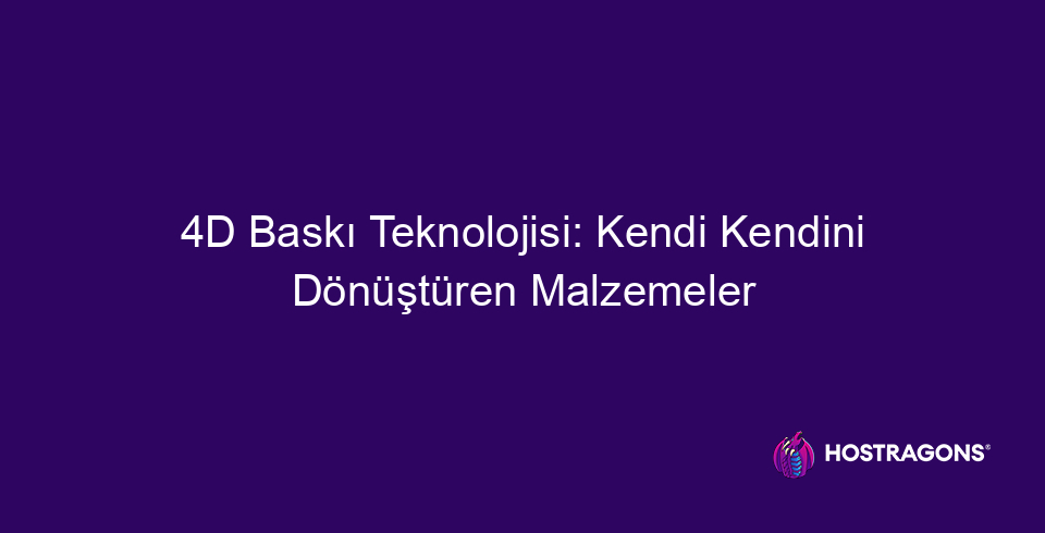 Technologie 4D tisku samotransformující se materiály 10059 Technologie 4D tisku, jako evoluce 3D tisku, umožňuje vyrábět materiály, které mohou v průběhu času měnit tvar. Tento blogový příspěvek se podrobně zabývá novinkami v technologii 4D tisku, jejími výhodami a širokými možnostmi použití (zdravotnictví, stavebnictví, textilie atd.). Dotýká se mnoha témat, od použitých materiálů až po tiskové techniky, budoucí potenciál a výzvy, kterým čelíme. Jsou zde zdůrazněny výhody a dopady 4D tisku a poskytnuty pokyny pro první kroky k implementaci této technologie. Komplexní zdroj pro každého, kdo chce prozkoumat potenciál sebetransformačních materiálů.