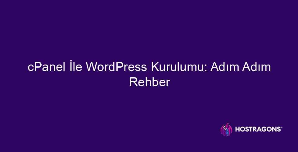 РЪКОВОДСТВО СТЪПКА ПО СТЪПКА ЗА ИНСТАЛИРАНЕ НА WORDPRESS С CPANEL 10942 Това изчерпателно ръководство ви превежда през това как да инсталирате WordPress с cPanel стъпка по стъпка, като ви помага да стартирате уебсайта си лесно. На първо място, той засяга защо трябва да инсталирате WordPress чрез cPanel, след което обяснява подробно стъпките за влизане в cPanel и стартиране на процеса на инсталиране. Ръководството, което включва и критични етапи като конфигуриране на настройките на WordPress и инсталиране на теми и плъгини, подчертава важни моменти, които трябва да се вземат предвид по време на инсталацията. Уебсайтът предоставя практически съвети за вашата сигурност, както и последните проверки, които трябва да направите, за да постигнете успех. Благодарение на това ръководство можете да завършите инсталацията на WordPress с cPanel без никакви проблеми и да имате професионален уебсайт.