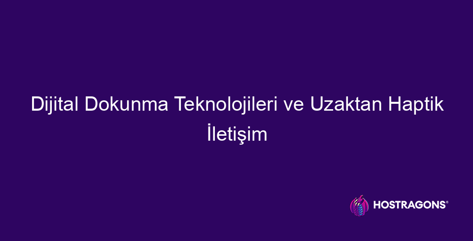 digitalne dodirne tehnologije i daljinska haptička komunikacija 10038 Digitalne dodirne tehnologije donose fizičke senzacije u digitalno okruženje putem daljinske haptičke komunikacije. Ovaj blog post detaljno istražuje šta je digitalni dodir, važnost i efekte haptičke komunikacije i principe rada tehnologija haptičke povratne informacije. Diskutovane su aplikacije daljinske haptičke komunikacije, poređenje različitih digitalnih proizvoda na dodir i istaknute karakteristike ovih sistema. Dodatno, istaknuti su psihološki efekti digitalnog dodira, budućnost haptičke interakcije i točke koje treba razmotriti. Kao rezultat, daju se prijedlozi u vezi sa haptičkom komunikacijom i procjenjuju potencijal razvoja u ovoj oblasti u našim životima.