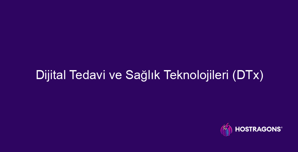 dijital tedavi ve saglik teknolojileri Dijital Tedavi (DTx), sağlık hizmetlerinde devrim yaratan yenilikçi bir yaklaşımdır. Bu blog yazısında, Dijital Tedavi nedir sorusundan başlayarak, sağlık teknolojileri uygulamaları, tedavi yöntemlerinin etkileri ve sağlık iyileştirme süreçlerine odaklanıyoruz. Dijital tedavinin sağlık sektöründeki yerini, uygulamalarda karşılaşılan zorlukları ve gerekli ekipmanları inceliyoruz. Kullanıcı deneyimini iyileştirmek için en iyi uygulamaları sunarken, dijital tedavi ile geleceğe yönelik öngörülerde bulunuyoruz. Bu teknoloji, sağlık hizmetlerini daha erişilebilir, kişiselleştirilmiş ve etkili hale getirme potansiyeli taşıyor.