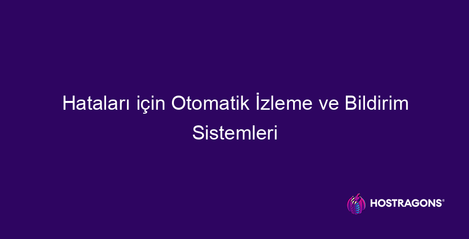 Səhvlər üçün avtomatlaşdırılmış monitorinq və bildiriş sistemləri 10422 Bu blog postunda müasir biznes proseslərində həlledici olan səhvlər üçün avtomatlaşdırılmış monitorinq və bildiriş sistemlərinə ətraflı nəzər salaq. Səhvlərin avtomatik aşkarlanmasının və bildirişlər vasitəsilə dərhal müdaxilə edilməsinin vacibliyini vurğulayaraq, bu sistemlərin nəyə görə istifadə edilməli olduğunu izah edir. Sistemin əsas komponentləri, onun məqsədləri və uğurlu monitorinq sisteminin meyarları müəyyən edilir. Bu, addım-addım bələdçilik edir, bu prosesdə ümumi səhvləri vurğulayır və ən yaxşı üsulları bölüşür. Bundan başqa, onların səhvlərinə görə monitorinq sistemində olan fiqurlaşdırılmış vasitələr də təqdim olunur. Nəticədə böcuqlar üçün nəzarət sistemlərinin gələcəyi və onların daim inkişaf edən əhəmiyyəti vurğulanır.