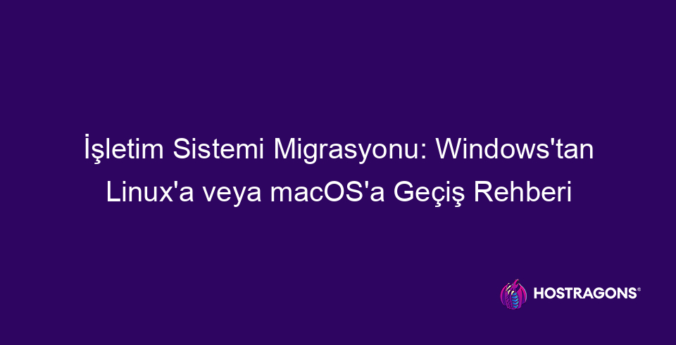 操作系统从 Windows 迁移到 Linux 或 MacOS 的指南 9834 这篇博文详细介绍了操作系统迁移，为那些想要从 Windows 切换到 Linux 或 macOS 的人提供了全面的指南。它解释了什么是操作系统以及为什么它很重要，并强调了 Linux 和 macOS 之间的主要区别。详细检查过渡前的准备、安装过程、可能遇到的困难以及要遵循的步骤。此外，还介绍了使用这两个系统的优势、改善用户体验的应用程序以及迁移后检查表。最后，强调了操作系统迁移的战略重要性，并强调了这一过程对企业和个人的重要性。