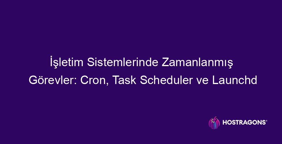 Запланированные задачи в операционных системах, планировщик задач cron и launchd 9863 Запланированные задачи в операционных системах повышают эффективность, позволяя системам запускаться автоматически. В этой записи блога основное внимание уделяется тому, как эти задачи управляются в операционных системах. Рассматриваются такие инструменты, как Cron, Task Scheduler (Windows) и Launchd (macOS), а также подробно описываются принципы работы и области использования каждого из них. В то время как проблемы и вопросы безопасности, возникающие при выполнении запланированных задач, решаются, также оценивается их влияние на производительность устройства. Сравниваются различные инструменты планирования задач, представляются передовые практики и методы решения проблем. Подчеркиваются важность и статистика запланированных задач, а также будущие ожидания.