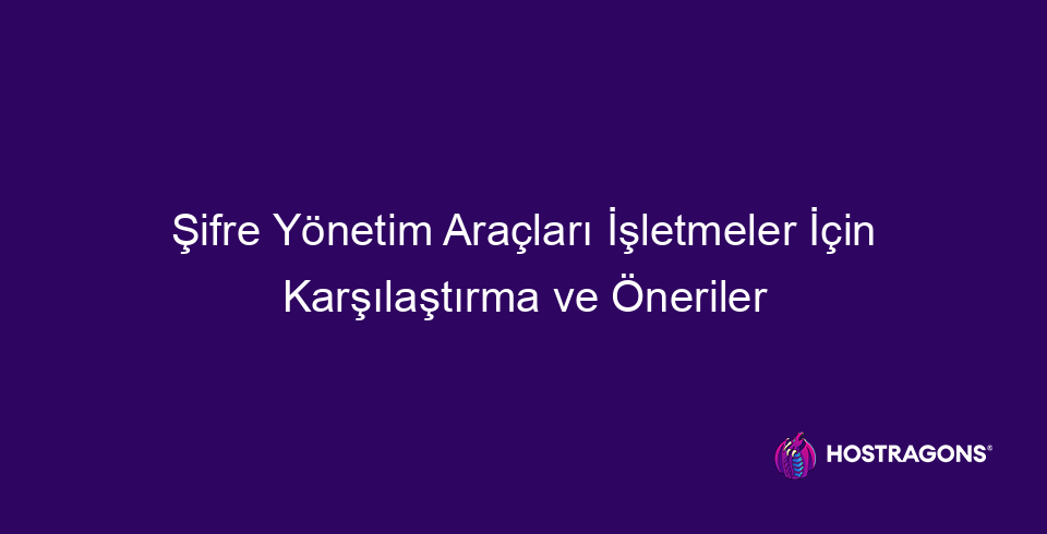 sifre yonetim araclari isletmeler icin karsilastirma ve oneriler 9766 Bu blog yazısı, işletmeler için şifre yönetim araçlarının önemini ve faydalarını vurguluyor. Günümüzdeki şifre yönetimi zorluklarına değinilerek, doğru araç seçimi için dikkat edilmesi gerekenler sıralanıyor. Popüler araçlar karşılaştırmalı olarak incelenirken, en iyi uygulamalar ve küçük işletmelere özel ipuçları sunuluyor. Yazıda ayrıca, farklı şifre yönetim araçlarının anlamı ve gereksinimleri açıklanıyor, gelecekteki trendler değerlendiriliyor. Sonuç olarak, başarılı bir şifre yönetimi için atılması gereken adımlar özetleniyor.