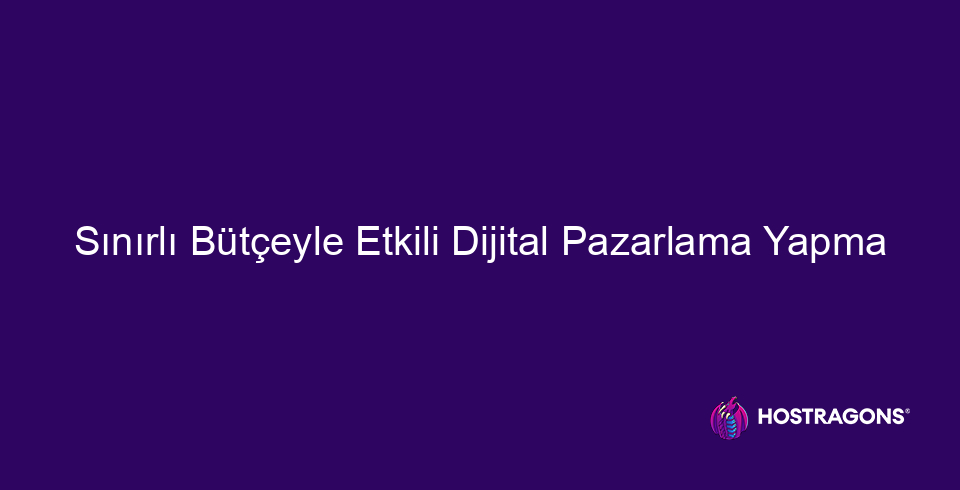 cheklangan byudjet bilan samarali raqamli marketing 9627 Cheklangan resurslar bilan ham raqamli marketingda muvaffaqiyatga erishish mumkin! Ushbu blog posti cheklangan byudjetda samarali raqamli marketingni amalga oshirish yo'llarini topishga yordam beradi. Raqamli marketingning ahamiyati ijtimoiy media kampaniyalari, elektron pochta marketingi va SEO-mos kontent yaratish kabi asosiy strategiyalarga e'tibor qaratish orqali byudjetingizdan eng samarali tarzda foydalanish imkonini beradi. Raqobatchi tahlil usullari bilan raqobatchilaringiz bilan tanishishingiz va raqamli tahlil vositalari bilan ishlashingizni doimiy ravishda kuzatib borishingiz mumkin. Bundan tashqari, cheklangan byudjet bilan reklama strategiyalarini ishlab chiqish orqali maqsadli auditoriyangizga erishishning iqtisodiy usullarini topishingiz mumkin. Ushbu qo'llanma kichik byudjetlar bilan katta natijalarga erishishga yordam beradigan amaliy maslahatlar va maslahatlarni taqdim etadi.