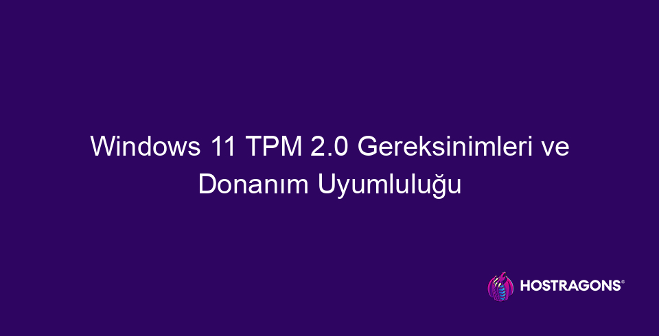 متطلبات Windows 11 TPM 2.0 وتوافق الأجهزة 9861 تُعد مشاركة المدونة هذه دليلاً شاملاً لأولئك الذين يفكرون في الانتقال إلى Windows 11. أولاً، يتعلق الأمر بما هو Windows 11 والابتكارات التي يقدمها. بعد ذلك، سنشرح ما هو TPM 2.0 ولماذا يعد متطلبًا إلزاميًا لنظام التشغيل Windows 11. في هذه المقالة، سيتم فحص متطلبات الأجهزة الخاصة بنظام التشغيل Windows 11 بالتفصيل، وسيتم شرح خطوات تنشيط TPM 2.0 خطوة بخطوة. تتضمن أيضًا قائمة بالأجهزة المتوافقة، وتوصيات الأمان، وإعدادات أداء النظام، والأشياء التي يجب الانتباه إليها. إلى جانب مشكلات الأجهزة المحتملة والحلول، يتم أيضًا توفير دليل خطوة بخطوة لتنزيل Windows 11 حتى يتمكن المستخدمون من إجراء انتقال سلس.